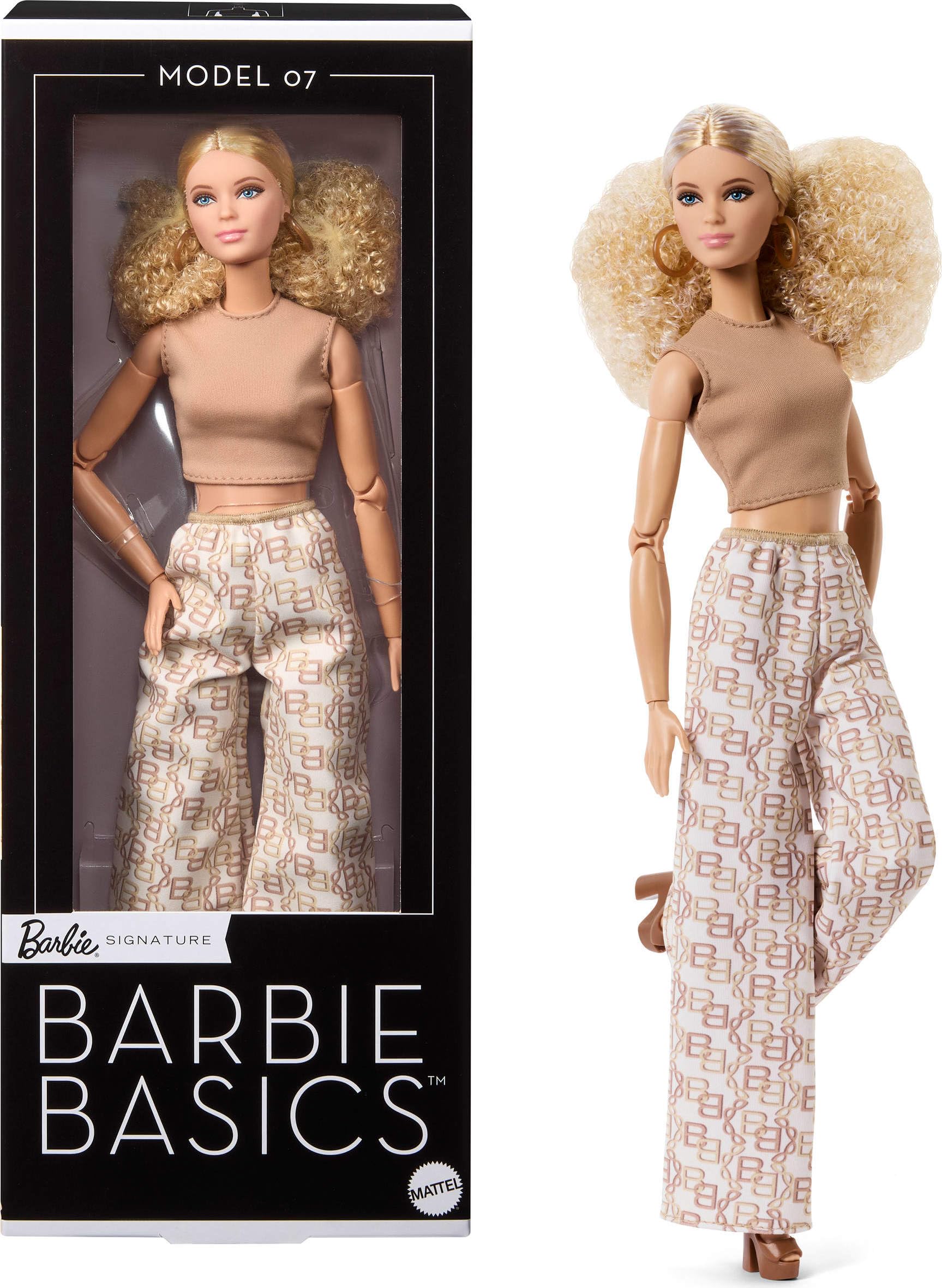 Barbie Basics 07 Siyah Uzun Saçlı JJX26 : Amazon.com.tr: Oyuncak